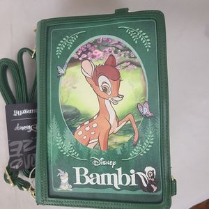 New Bambi Disney LOUNGEFLY Classic Book Convertible Crossbody